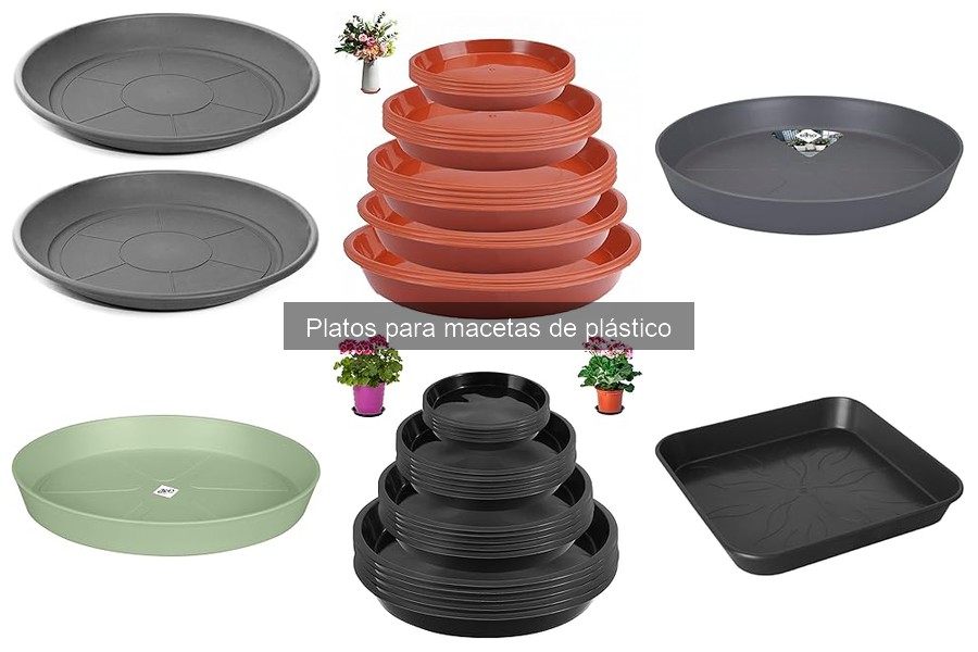 Dónde comprar platos para macetas de plástico baratos