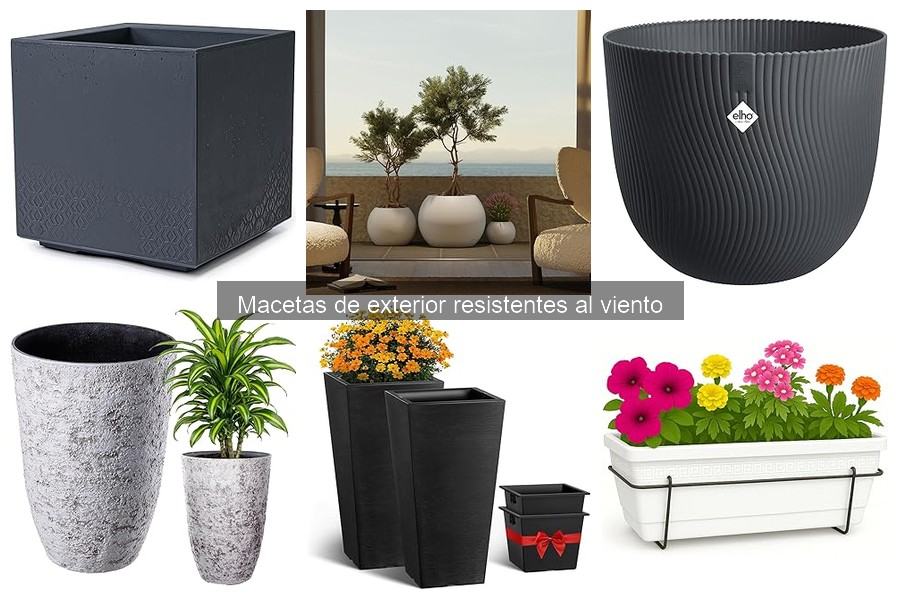 Errores comunes al comprar macetas de exterior resistentes al viento