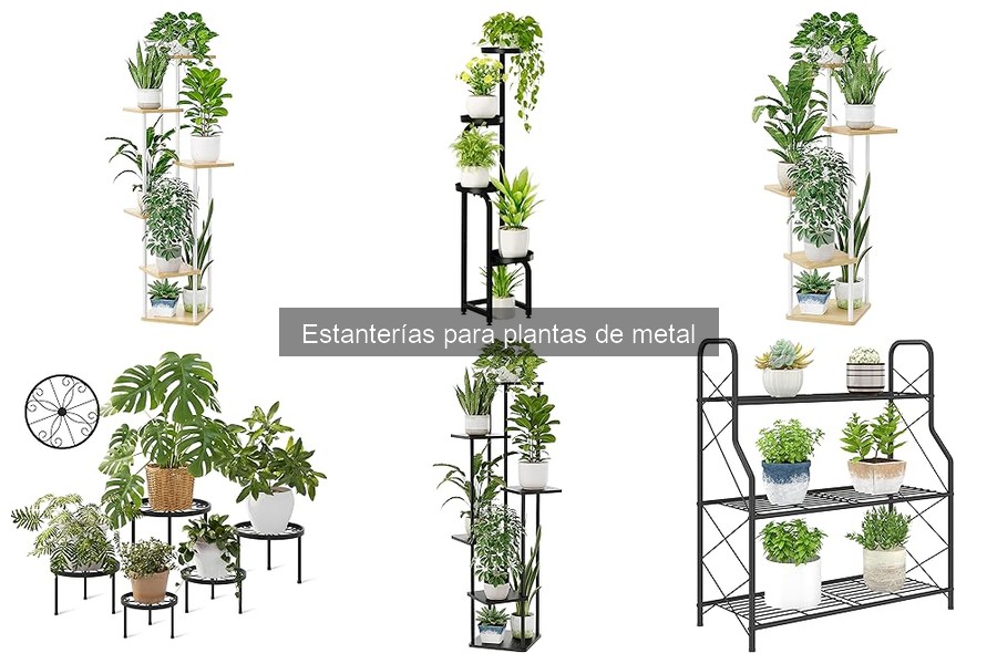 Errores comunes al elegir estanterías para plantas de metal