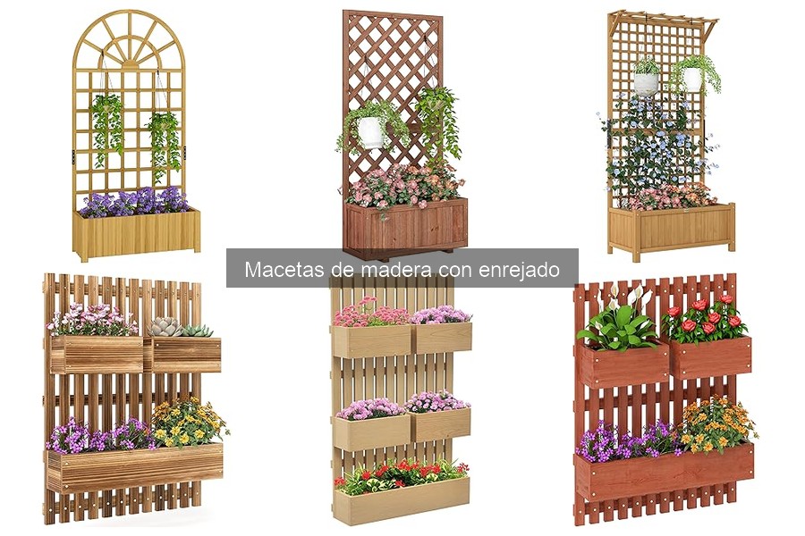 Errores comunes al usar macetas de madera con enrejado
