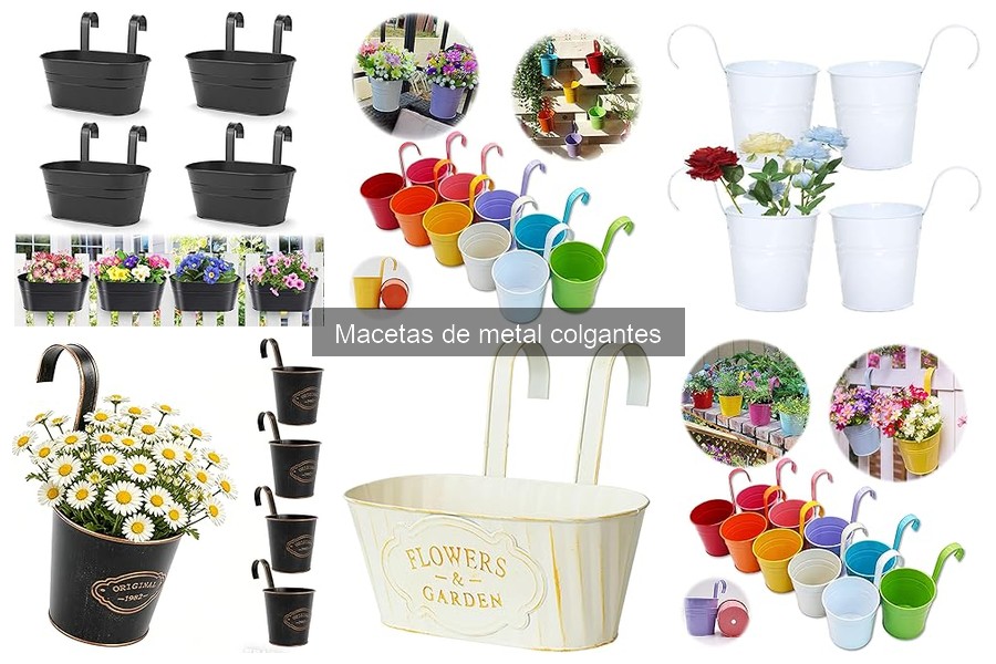 Errores comunes al usar macetas de metal colgantes