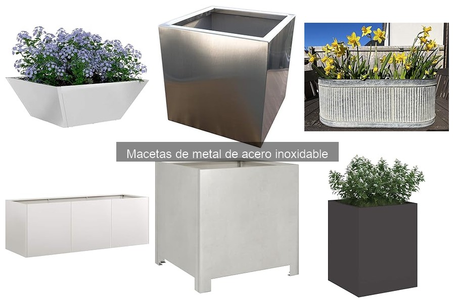 Errores comunes al usar macetas de metal de acero inoxidable