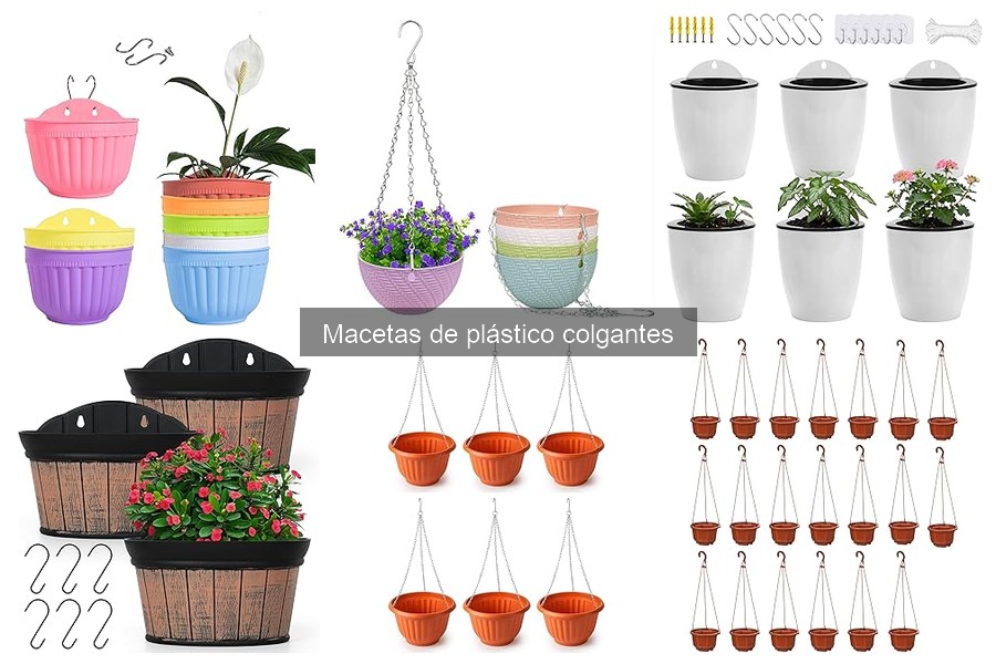 Errores comunes al usar macetas de plástico colgantes