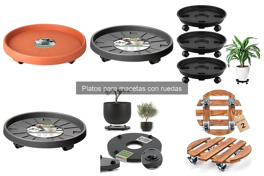 Errores comunes al usar platos para macetas con ruedas