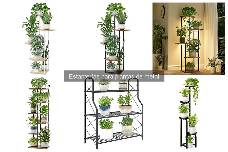 Estanterías para plantas de metal: características y beneficios
