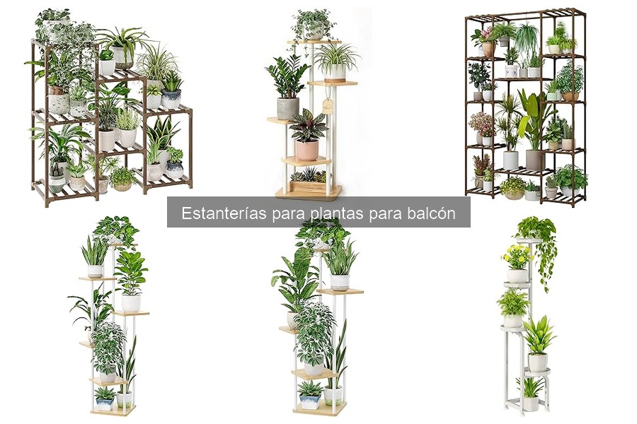 Guía de compra de estanterías para plantas en balcones