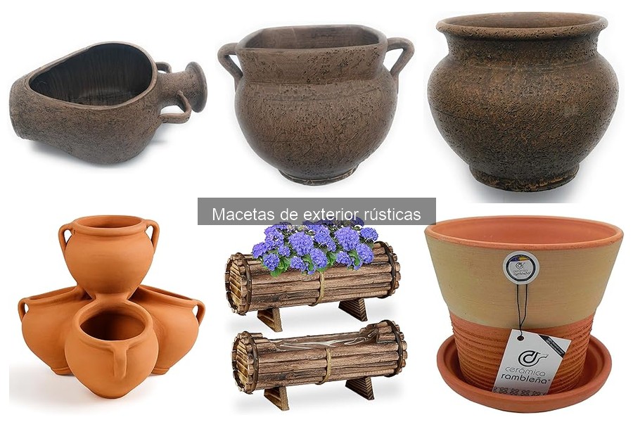 Guía de compra de macetas rústicas para exterior