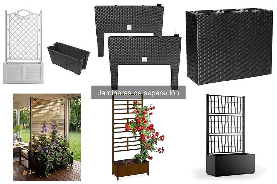 Ideas creativas con jardineras de separación para tu hogar