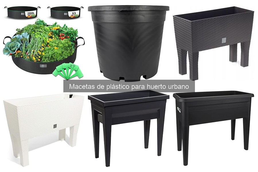 Ideas Creativas con Macetas de Plástico para Huertos Urbanos