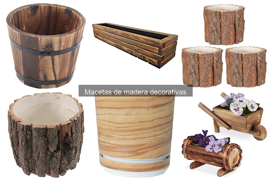 Ideas Creativas para Decorar con Macetas de Madera