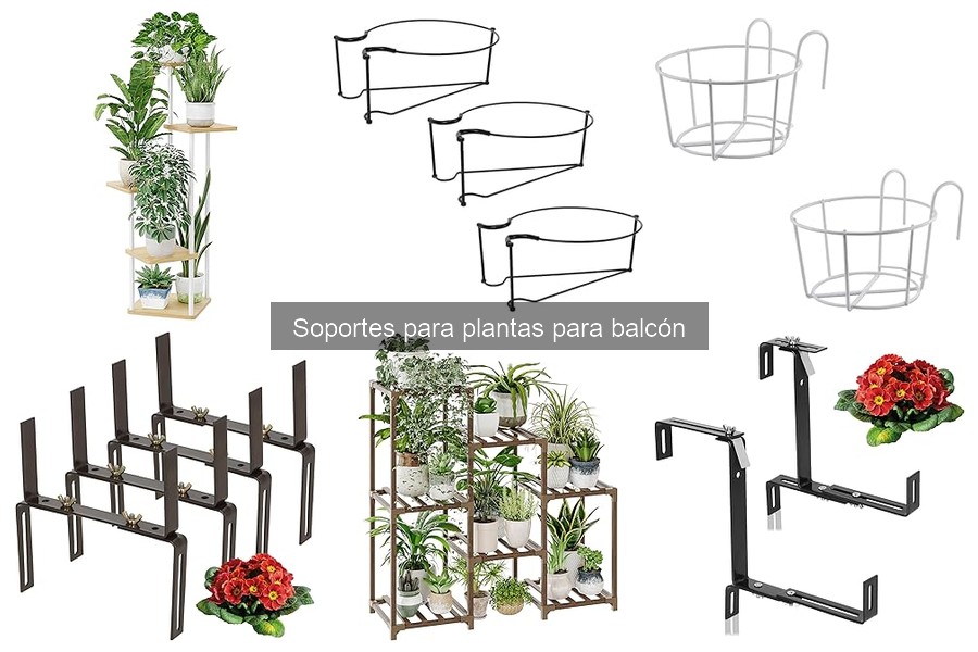 Ideas creativas para decorar con soportes para plantas en el balcón