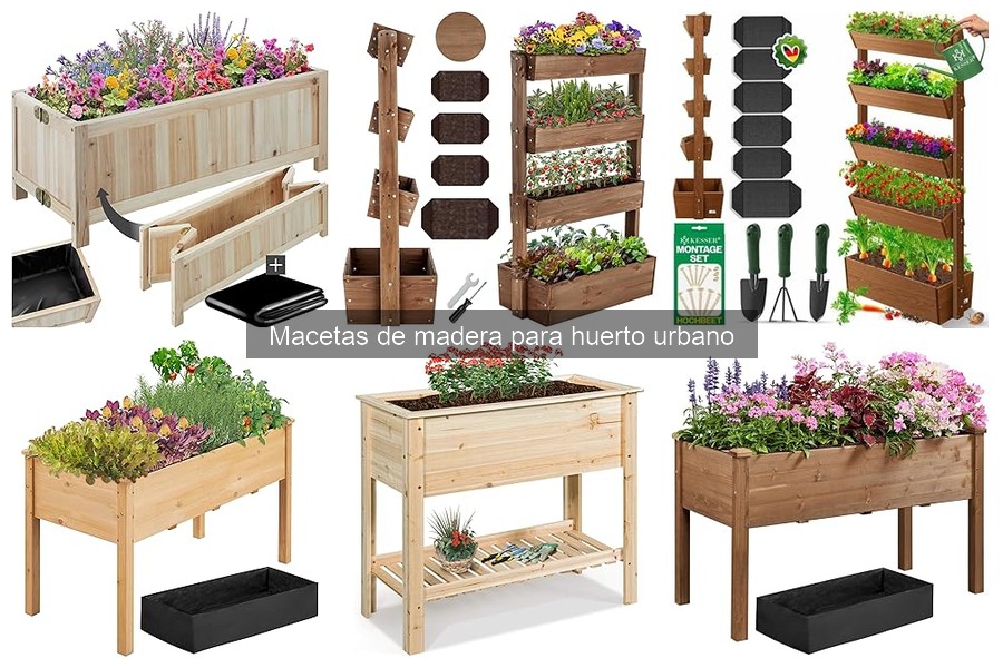 Ideas de diseño para macetas de madera en el hogar