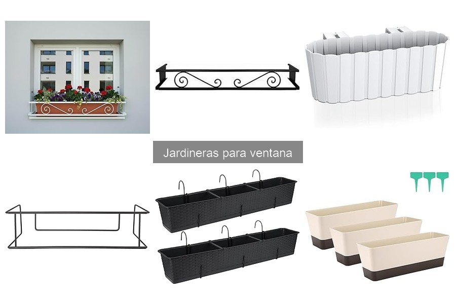 Ideas decorativas con jardineras para ventana
