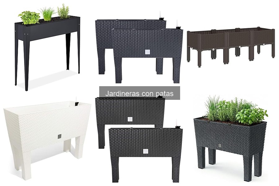 Jardineras con Patas para Espacios Pequeños: Mejores Opciones