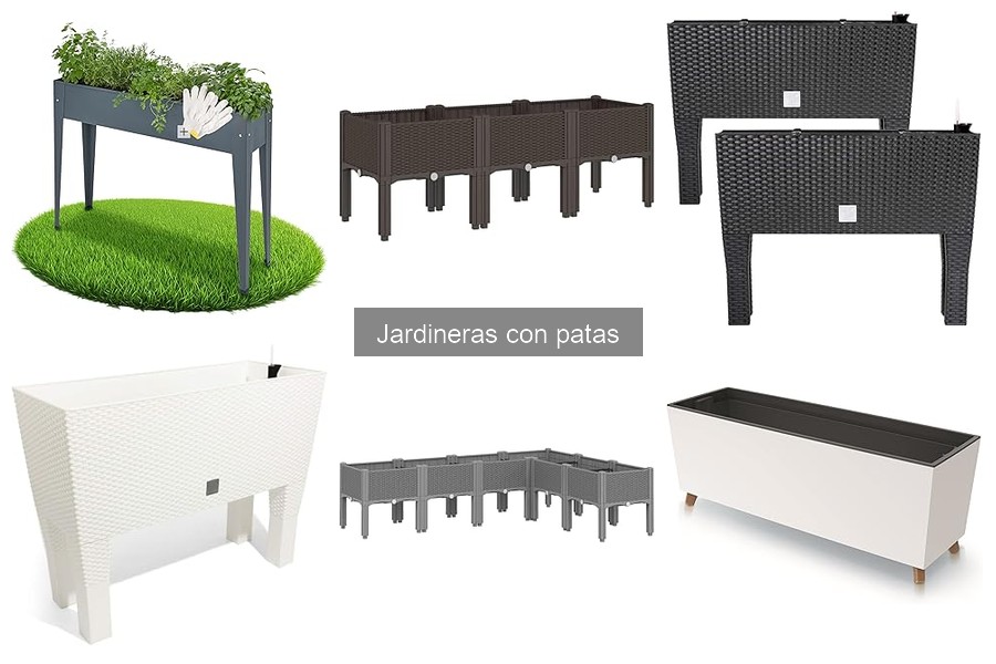 Jardineras con patas plegables: ventajas y desventajas