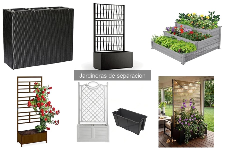 Jardineras de separación para balcones pequeños: opciones ideales