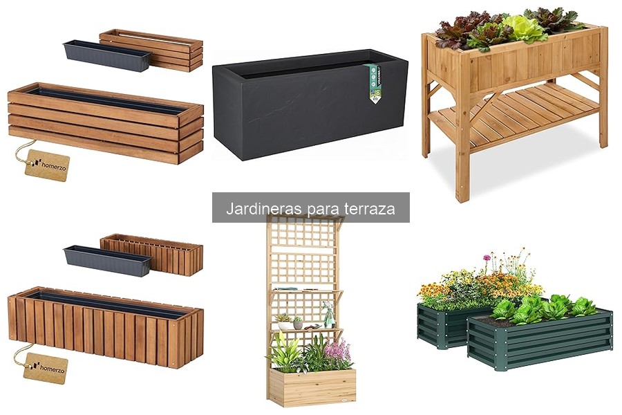 Jardineras decorativas para terraza: Estilos y formas ideales