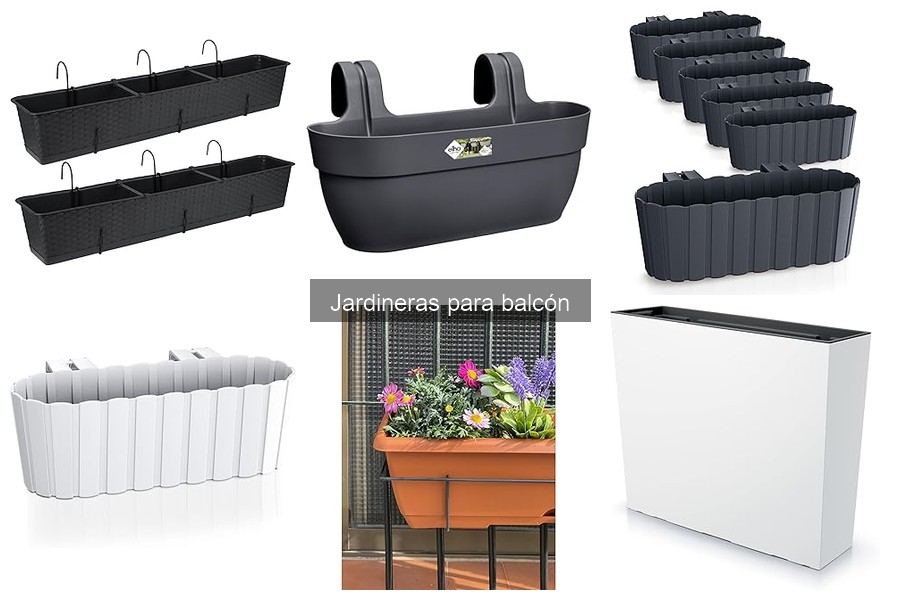 Jardineras para balcón: características y usos esenciales