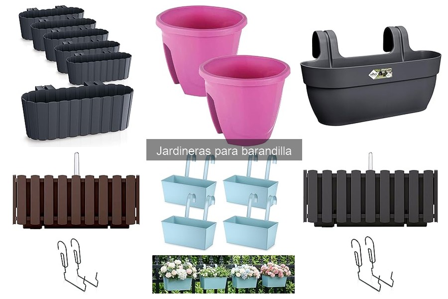 Jardineras para barandilla: Ideas para espacios pequeños