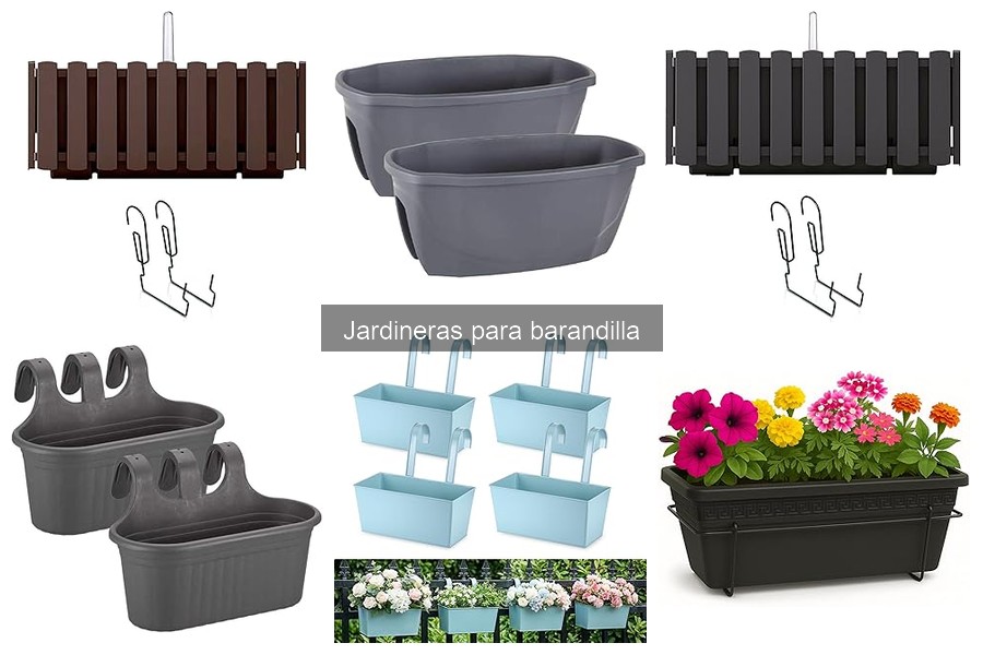 Jardineras para barandilla: Mejores lugares para comprarlas