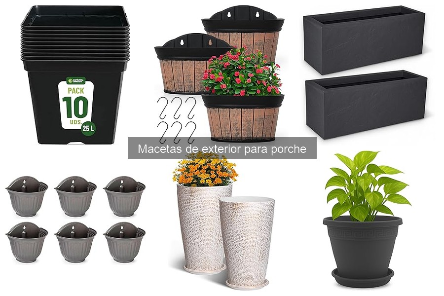 Las Mejores Macetas de Exterior para Decorar Tu Porche