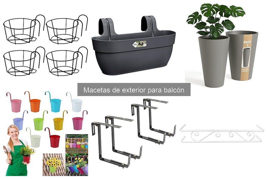 Las Mejores Macetas de Exterior Resistentes para Balcón