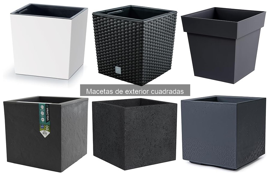 Macetas Cuadradas para Exterior: Características y Beneficios