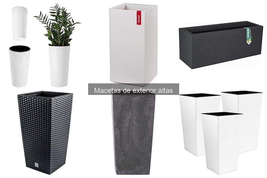 Macetas de Exterior Altas: Características y Tipos