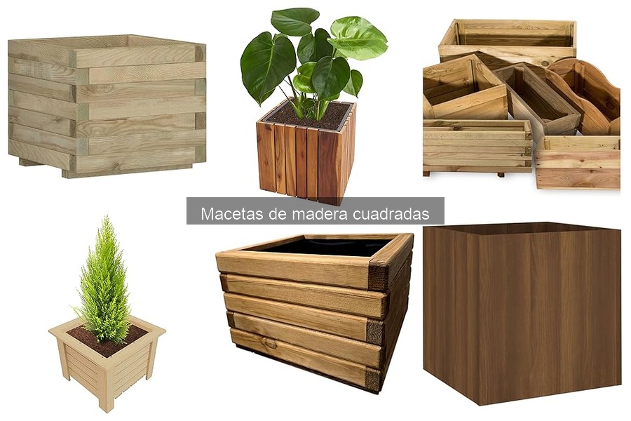 Macetas de madera cuadradas: ¿DIY o comprar prefabricadas?