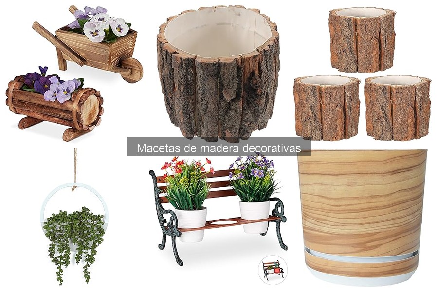 Macetas de Madera Decorativas: Eco-amigables y Sostenibles