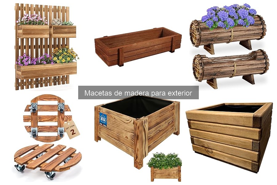 Macetas de madera vs plástico para exterior: ¿Cuál elegir?