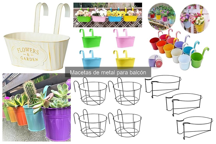 Macetas de Metal para Plantas en Balcón: Guía y Consejos