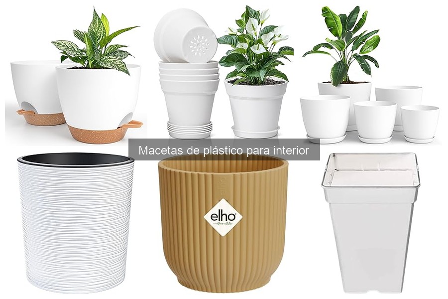 Macetas de plástico con autorriego para interiores: Ventajas y funcionamiento