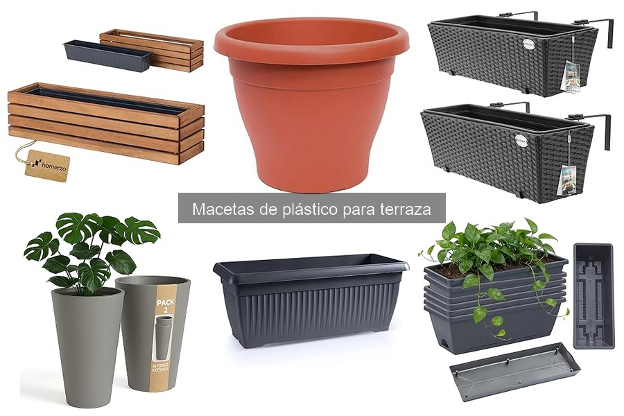 Macetas de plástico con autorriego para terraza: ¿realmente útiles?