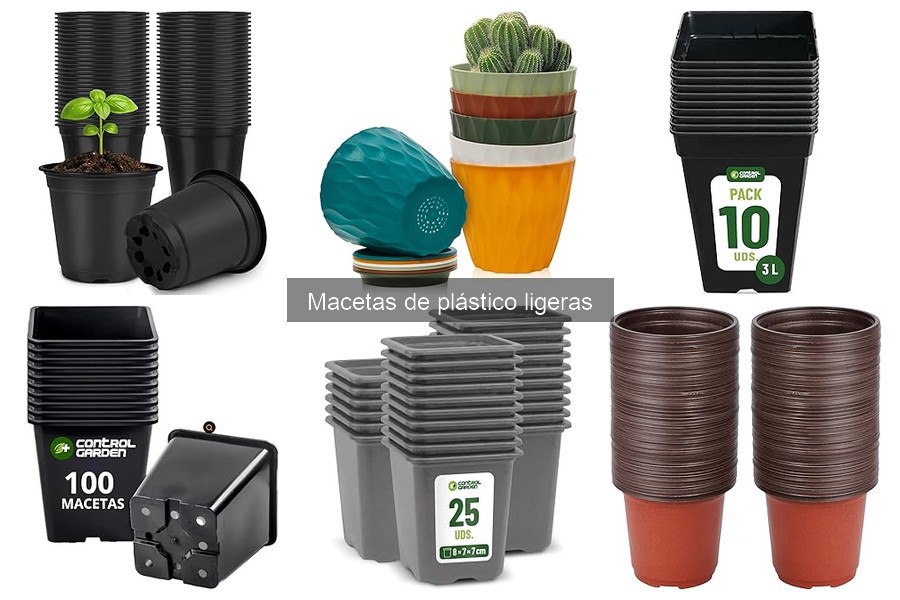 Macetas de Plástico Ligeras: Beneficios y Características