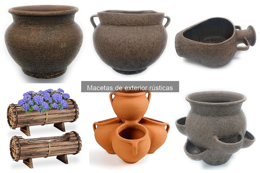 Macetas rústicas duraderas: características esenciales