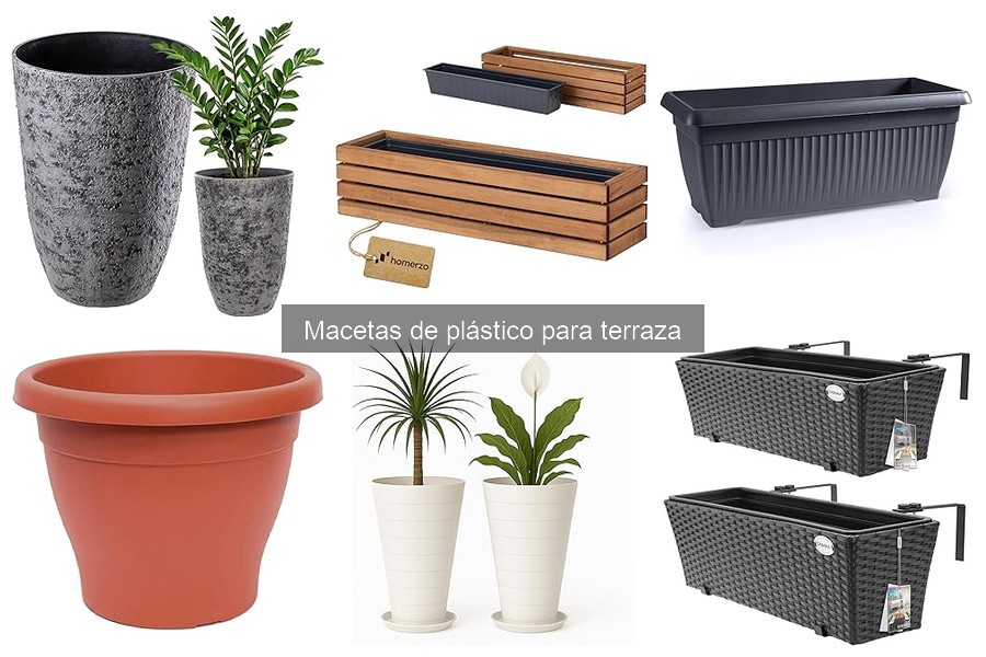 Mantenimiento adecuado de macetas de plástico para terraza