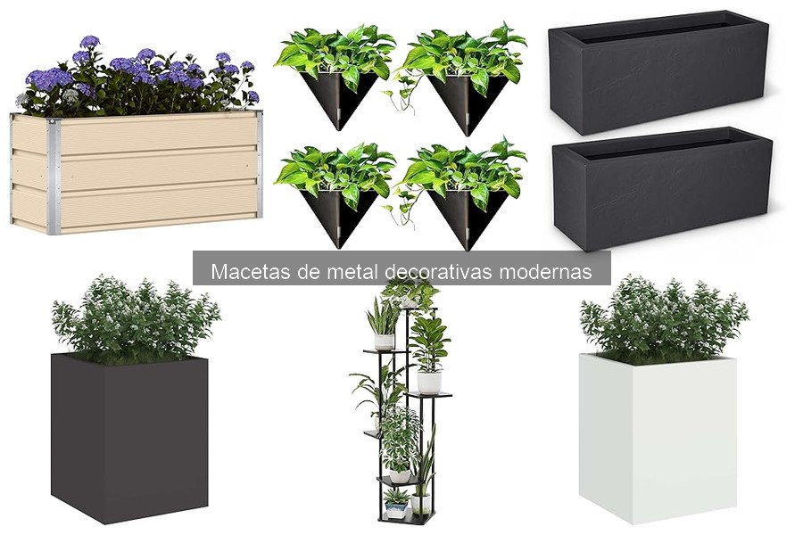 Mantenimiento de macetas de metal decorativas: consejos útiles