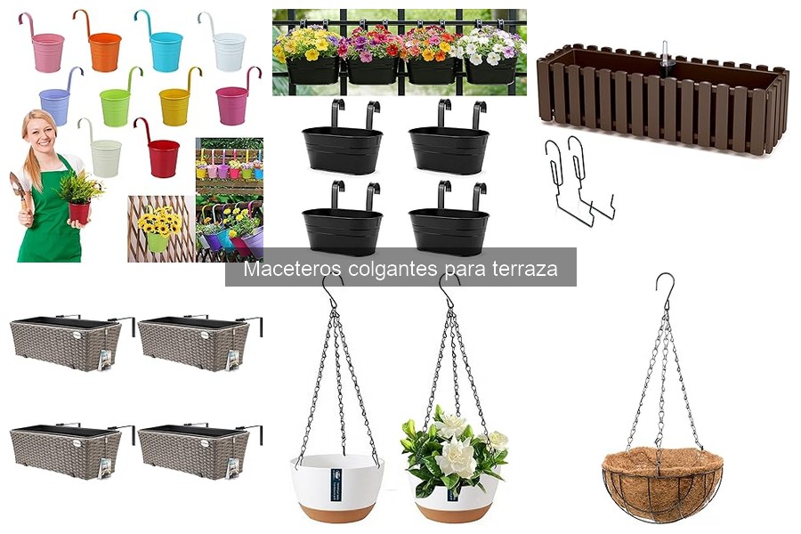 Mantenimiento de maceteros colgantes para terraza: consejos imprescindibles