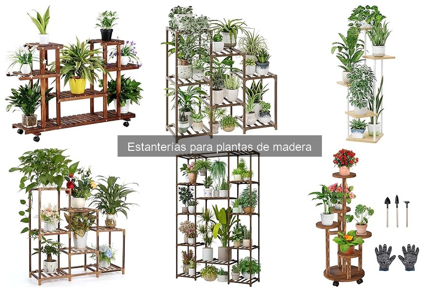 Mejores estanterías de madera para espacios pequeños