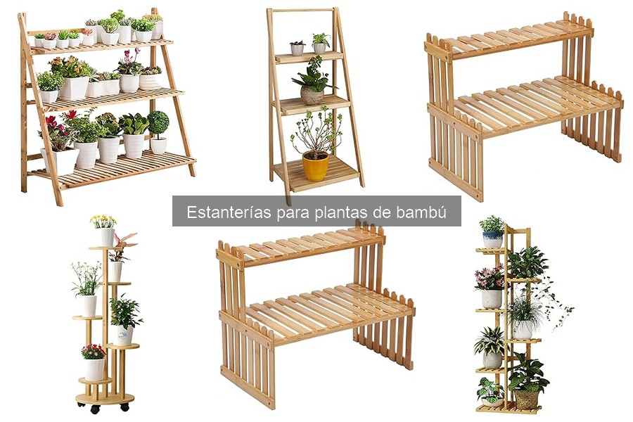 Mejores estanterías para plantas de bambú en 2023
