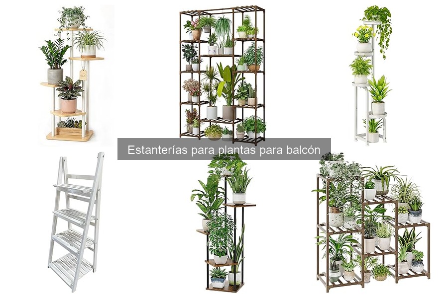 Mejores estanterías para plantas en balcón: comparativa 2023