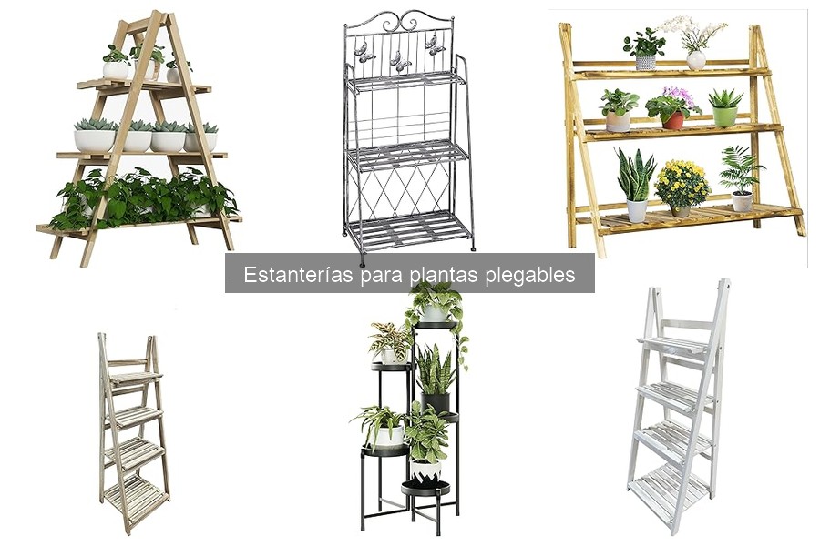 Mejores estanterías para plantas plegables en 2023