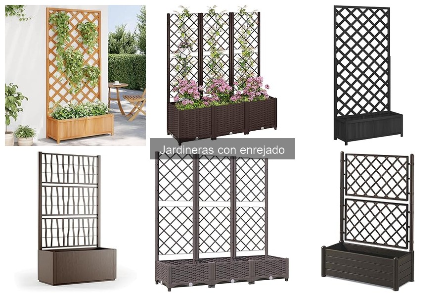 Mejores jardineras con enrejado para balcones pequeños