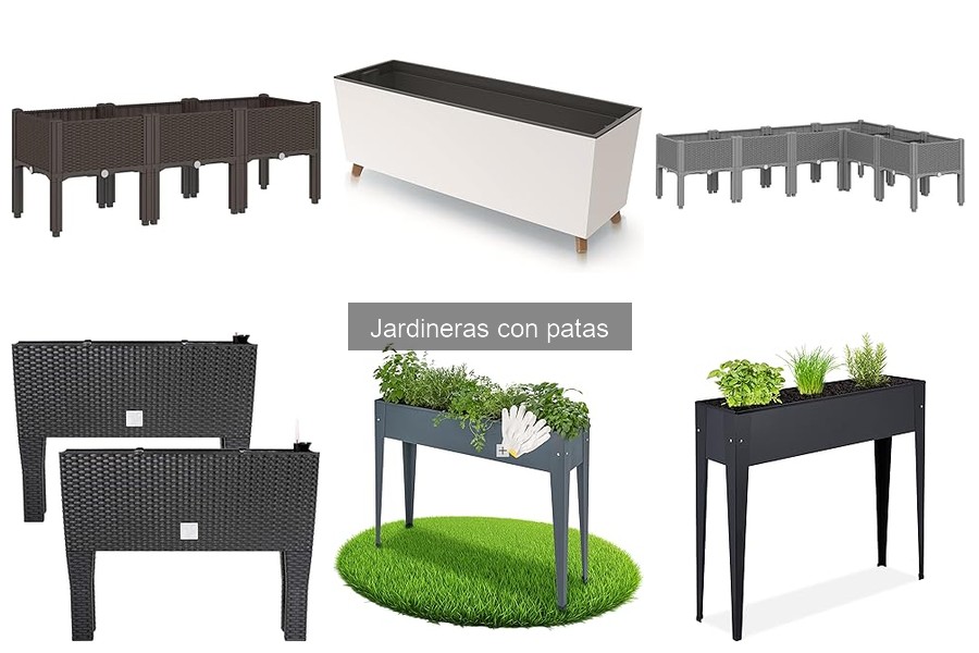 Mejores jardineras con patas para exteriores en 2023