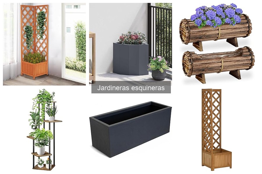 Mejores jardineras esquineras para balcones pequeños