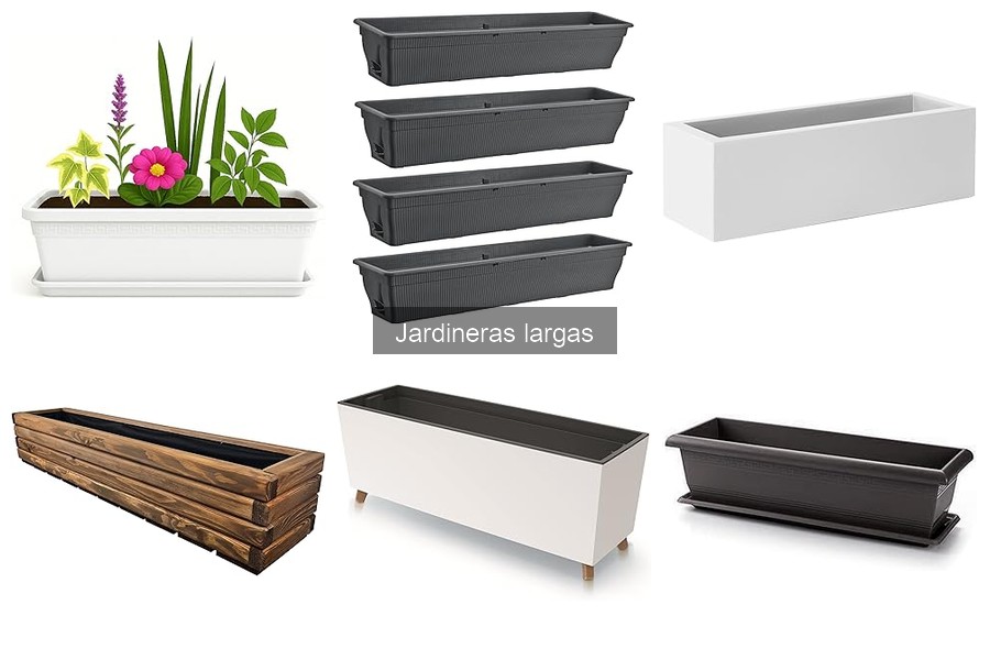 Mejores jardineras largas para exteriores: resistencia y estilo