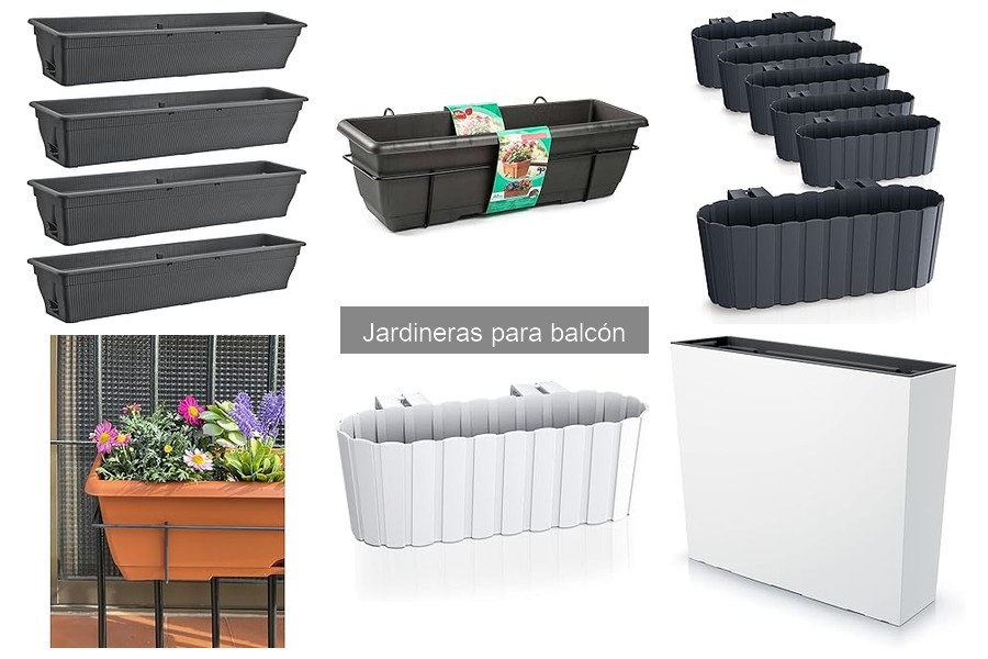 Mejores jardineras para balcones pequeños: comparativa 2023