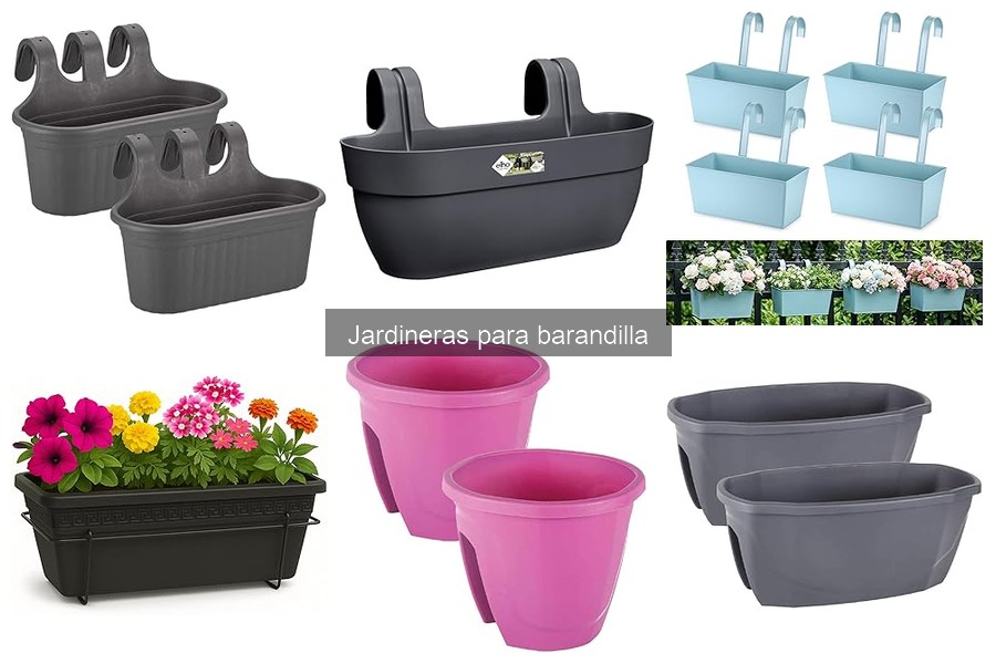 Mejores jardineras para barandilla en 2023: comparativa y precios