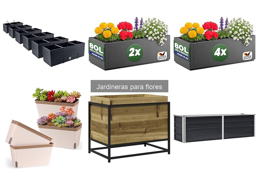 Mejores jardineras para flores: comparativa y opiniones